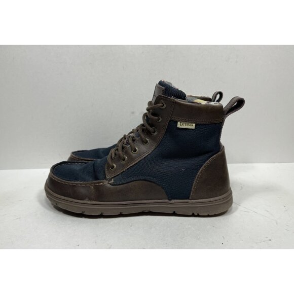 Lems Men's Stylish Brown and Blue Boots - Picture 3 of 8